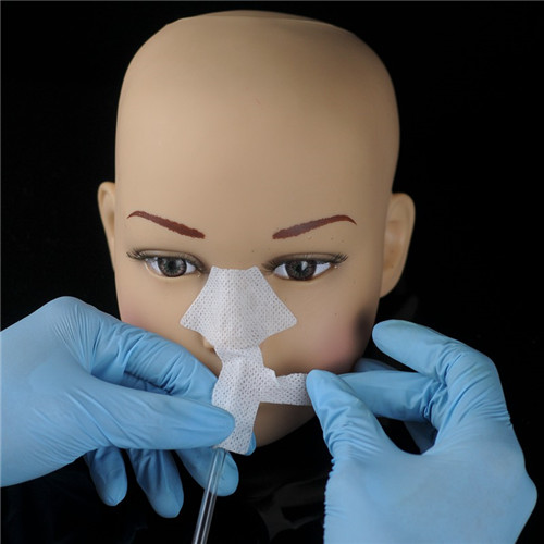 No woven IV cannula fixation dressing for the nose  dressing